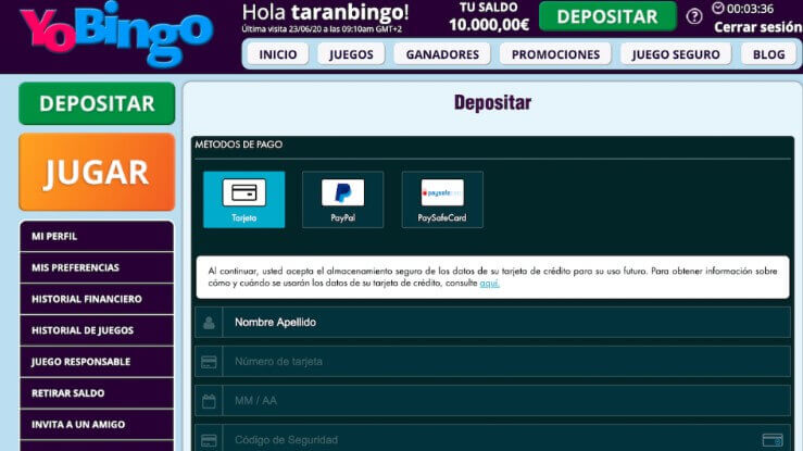 maestro depositar