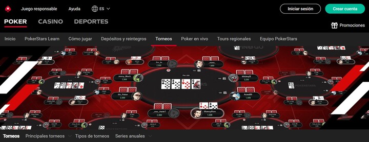 Jugar al Poker online en Pokerstars de España