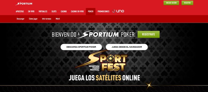 Jugar al Póker online en Sportium Casino de España